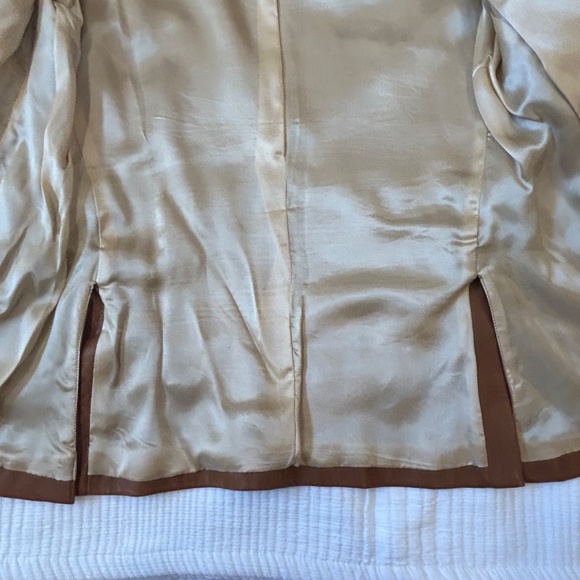 Polo Ralph Lauren Men's Luxury Leather Sport Coat/Blazer - Saddle Brown - XL - Picture 7 of 13